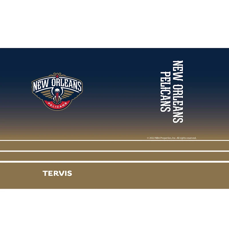 Tervis Pélicans de la Nouvelle-Orléans 20oz. Gobelet de voyage en acier inoxydable ombré