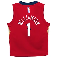 Toddler Jordan Brand Zion Williamson Red New Orleans Pelicans 2020/21 Jersey - Statement Edition