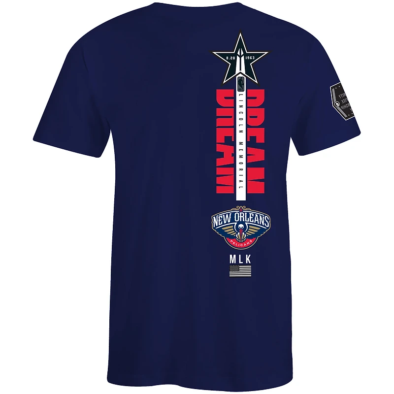 Unisex FISLL x Black History Collection Navy New Orleans Pelicans T-Shirt