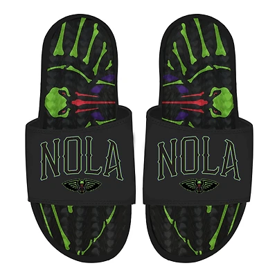 Unisex ISlide  Black New Orleans Pelicans 2025/26 City Edition Gel Slide Sandals