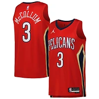 Unisexe Jordan Brand CJ McCollum Rouge 2022/23 New Orleans Pelicans Swingman Jersey - Statement Edition