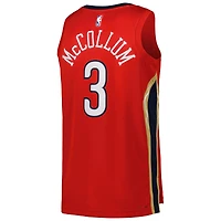 Unisexe Jordan Brand CJ McCollum Rouge 2022/23 New Orleans Pelicans Swingman Jersey - Statement Edition