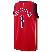 Unisex Jordan Brand Zion Williamson Red New Orleans Pelicans Swingman Jersey - Statement Edition
