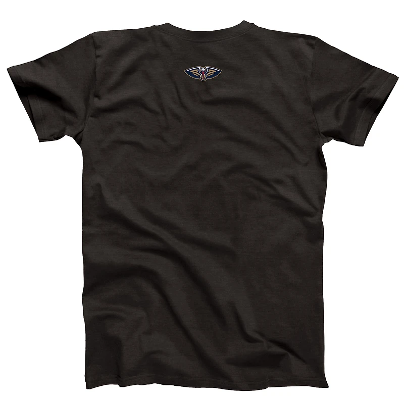 Unisex NBALab x Hyperfly Heather Black New Orleans Pelicans Year of the Snake Lunar Collection T-Shirt