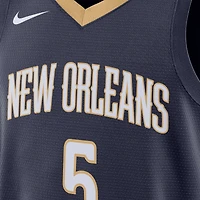 Maillot Nike Swingman unisexe Dejounte Murray Navy New Orleans Pelicans 2024 Offseason Addition