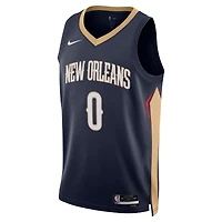 Unisex Nike Jeremiah Fears Navy New Orleans Pelicans Swingman Jersey - Icon Edition