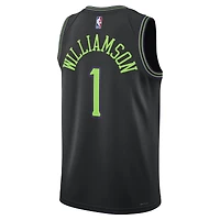 Maillot Swingman Nike unisexe Zion Williamson noir New Orleans Pelicans 2025/26 - Édition City