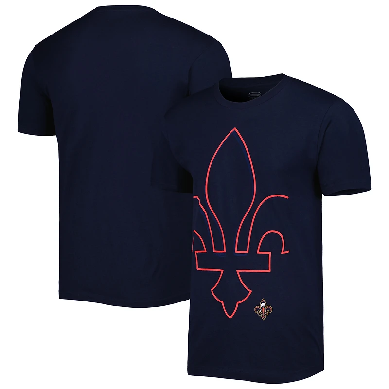 T-shirt unisexe Stadium Essentials bleu marine New Orleans Pelicans Element Logo Pop