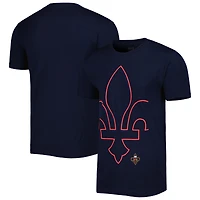 T-shirt unisexe Stadium Essentials bleu marine New Orleans Pelicans Element Logo Pop