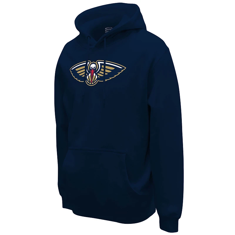 Unisex Stadium Essentials  Navy New Orleans Pelicans Primary Logo Pullover Hoodie