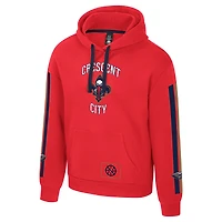 Unisex Stadium Essentials Red New Orleans Pelicans City Star Hoodie