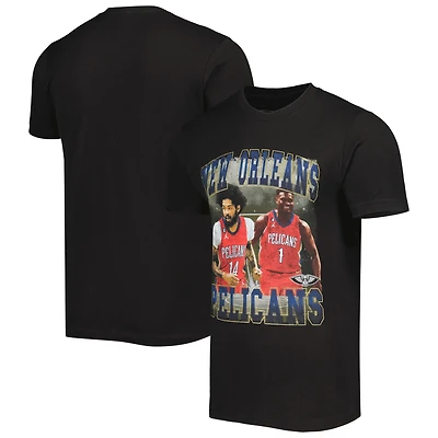 T-shirt unisexe Stadium Essentials noir Zion Williamson et Brandon Ingram, duo de joueurs des New Orleans Pelicans