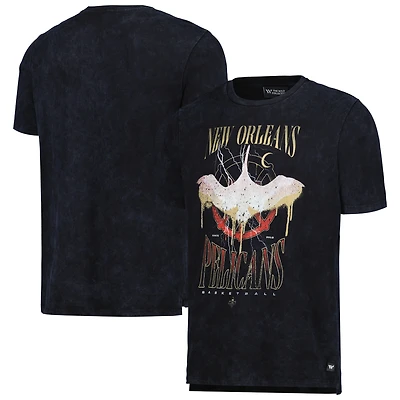 T-shirt unisexe The Wild Collective, noir, New Orleans Pelicans Tour Band