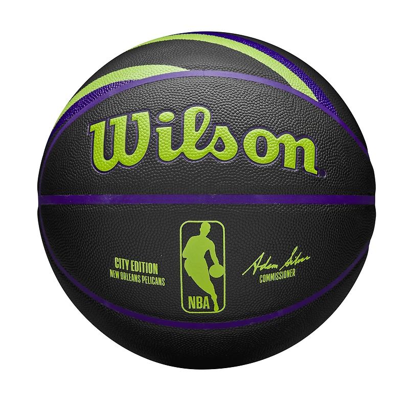 Ballon de basket-ball de collection Wilson New Orleans Pelicans 2023/24 City Edition
