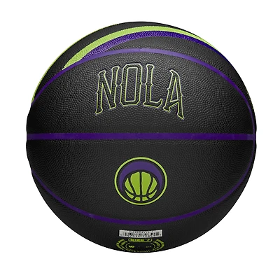 Ballon de basket-ball de collection Wilson New Orleans Pelicans 2023/24 City Edition
