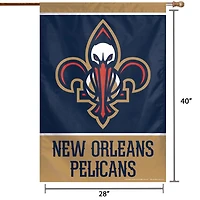 WinCraft New Orleans Pelicans 28" x 40" Primary Logo Single-Sided Vertical Banner
