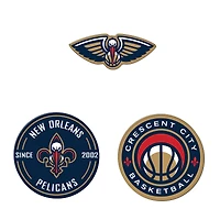Lot de 3 aimants de réfrigérateur haut de gamme WinCraft New Orleans Pelicans