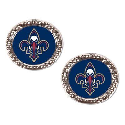 Boucles d'oreilles rondes WinCraft New Orleans Pelicans Team