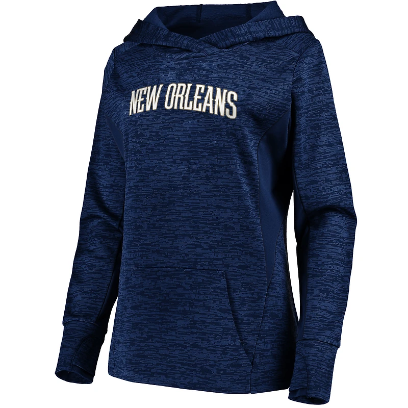 Women's Fanatics Navy New Orleans Pelicans Showtime Done Better Pullover Hoodie