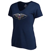 Fanatics pour femmes Zion Williamson Navy New Orleans Pelicans 2019 NBA Draft Playmaker Nom et numéro T-shirt à col en V