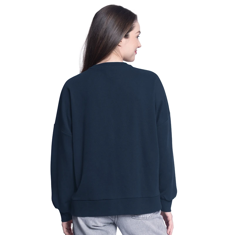 Women's G-III 4Her by Carl Banks Navy New Orleans Pelicans Athletic Pullover Sweatshirt