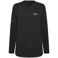 Women's Levelwear Black New Orleans Pelicans Beaudry Pullover Sweatshirt