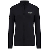 Veste zippée intégrale Shine noire Levelwear pour femme, motif New Orleans Pelicans