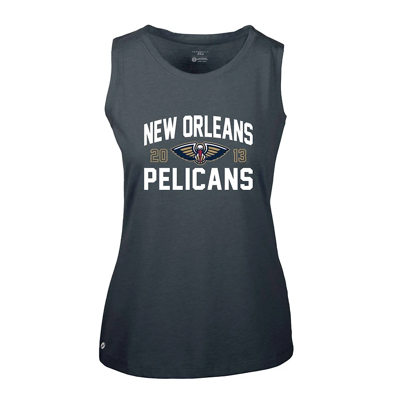 Women's Levelwear Navy New Orleans Pelicans Macy Tank Top