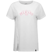 Women's Levelwear White New Orleans Pelicans Mother's Day Influx Arch T-Shirt