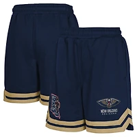 Short en molleton Teardrop bleu marine pour jeunes New Orleans Pelicans