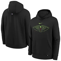 Youth Nike Black New Orleans Pelicans 2025/26 City Edition Club Fleece Pullover Hoodie
