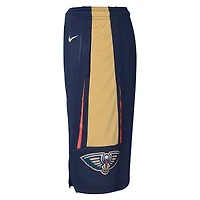 Short Nike Navy New Orleans Pelicans Swingman Performance pour jeune – Icon Edition