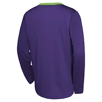 T-shirt de tir à manches longues Nike Purple New Orleans Pelicans 2024/25 City Edition pour jeunes