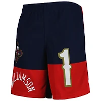 Youth Zion Williamson Navy New Orleans Pelicans Pandemonium Name & Number Shorts