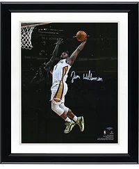 Zion Williamson New Orleans Pelicans Autographed 11" x 14" Dunk vs. Sacramento Kings Spotlight Photograph