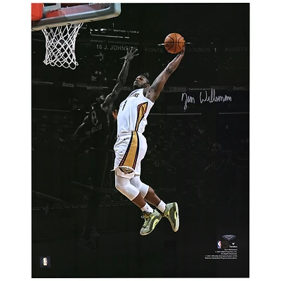 Zion Williamson New Orleans Pelicans Autographed 16" x 20" Dunk Spotlight Photograph