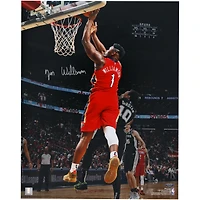 Zion Williamson New Orleans Pelicans autographié 16 "x 20" 22 janvier 2020 Première photographie