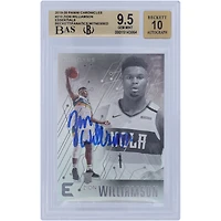 Zion Williamson New Orleans Pelicans Autographed 2019-20 Panini Chronicles Essentials #210 Beckett Fanatics Witnessed Authenticated 9.5/10 Rookie Card - 9.5/9.5/9.5/10 Subgrades