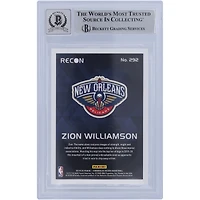 Zion Williamson New Orleans Pelicans Autographed 2019-20 Panini Chronicles Recon Bronze Variation #292 Beckett Fanatics Witnessed Authenticated 10 Rookie Card