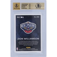 Zion Williamson New Orleans Pelicans Autographed 2019-20 Panini Chronicles Recon #292 Beckett Fanatics Witnessed Authenticated 9.5/10 Rookie Card - 9.5/9.5/9.5/9.5 Subgrades