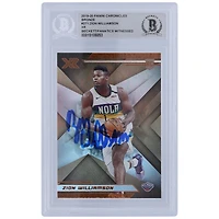Carte de recrue authentifiée signée Zion Williamson New Orleans Pelicans Panini Chronicles XR Bronze #271 2019-20 par Beckett Fanatics