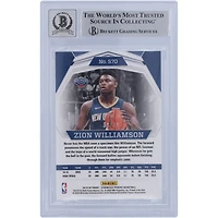 Zion Williamson New Orleans Pelicans Autographed 2019-20 Panini Phoenix Purple Variation #570 #38/49 Beckett Fanatics Witnessed Authenticated 10 Rookie Card