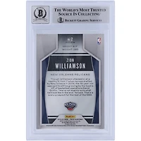 Zion Williamson New Orleans Pelicans Autographed 2019-20 Panini Prizm Instant Impact Green Prizms #2 Beckett Fanatics Witnessed Authenticated 10 Rookie Card