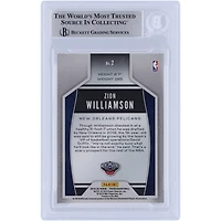 Zion Williamson New Orleans Pelicans Autographed 2019-20 Panini Prizm Instant Impact #2 Beckett Fanatics Witnessed Authenticated Rookie Card 