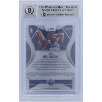 Zion Williamson New Orleans Pelicans Autographed 2019-20 Panini Prizm #248 Beckett Fanatics Witnessed Authenticated 10 Rookie Card