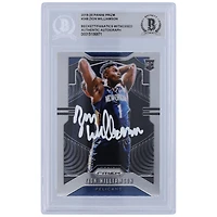 Carte de recrue authentifiée signée Zion Williamson New Orleans Pelicans Panini Prizm #248 2019-20 Beckett Fanatics