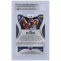Zion Williamson New Orleans Pelicans Autographed 2019-20 Panini Prizm #248 Beckett Fanatics Witnessed Authenticated Rookie Card