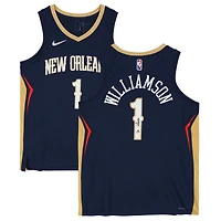 Maillot Nike Diamond Icon Edition Swingman 2020-21 dédicacé par Zion Williamson des New Orleans Pelicans
