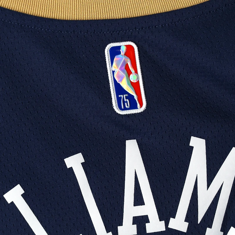 Maillot Nike Diamond Icon Edition Swingman 2020-21 dédicacé par Zion Williamson des New Orleans Pelicans