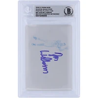 Zion Williamson New Orleans Pelicans Autographié 2020-21 Panini Noir Shadow Signatures Cyan Plaque d'impression #40 #1/1 Beckett Fanatics Witnessed Authenticated 10 Card